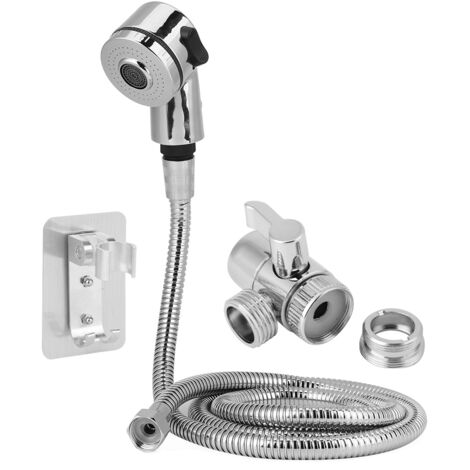 Nannigr Douchette pour Lavabo Ensemble Pommeau Douche pour Lavabo Douchette de Salle de Bain avec Tuyau de Douche pour Pet Douche se Laver Les Cheveux ou Nettoyer L'évier (1/5)