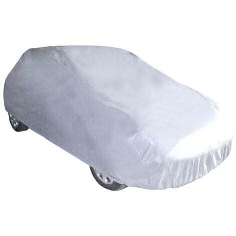 Euro Vanadium – Bâche de protection pour voiture en polypropylène 533 x 178 x 119 cm – Élastique de maintien – Intérieur – Coloris gris