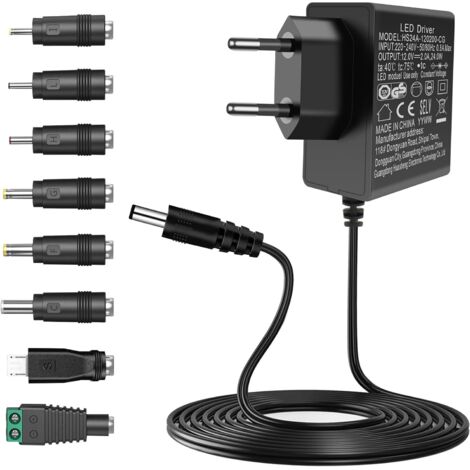 CHARGEUR ADAPTATEUR SECTEUR Adaptateur universel Adaptateur d'alimentation à tension réglable CHARGEUR ADAPTATEUR SECTEUR Adaptateur universel Adaptateur d'alimentation à tension réglable