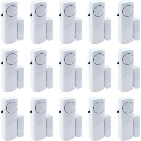 15 Pack Door and Window Alarms, 90 dB Child Safety Wireless Sensor Door ...
