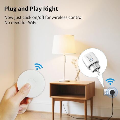 Wireless Remote Control Socket, 433 MHz Wireless Two-Way Radio ...