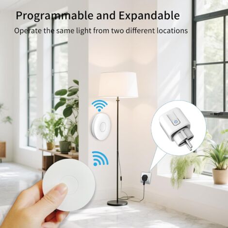 Wireless Remote Control Socket, 433 MHz Wireless Two-Way Radio ...