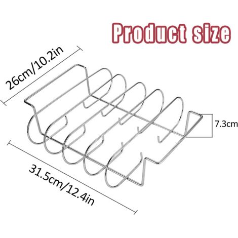 Steel Rib Rack, Barbecue Accessories, Vertical Rotisserie, Metal ...