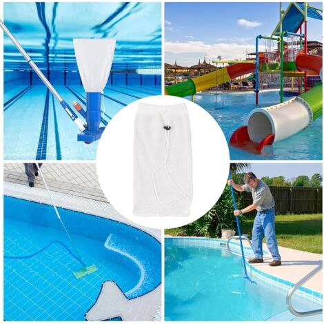 Sac Filtrant Lavable Pour Nettoyeur De Piscine - Coton Réutilisable - 20 Cm - Remplacement Facile