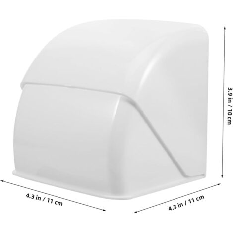 Lot De 2 Boîtiers De Protection Prise Électrique Extérieure – Couvercle Étanchéité Pluie ABS, Montage Surface Ou Encastré