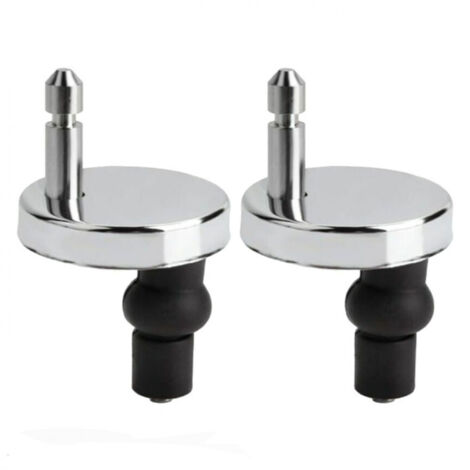 Lot de 2 Fixation Abattant WC Universelles Abattant de Toilettes à Charnière Couvercle de Toilettes Abattant Fixations Abattant de Toilettes Remplacement Fixation pour Siège de WC Abattant WC Fix，