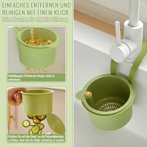 Panier Swan – Support De Filtre D'évier De Cuisine En Acier Inoxydable | Panier De Vidange Pour évier De Cuisine