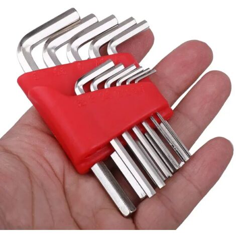 Jeu De 25 Clés Allen Pliantes MaxoPro - Mixte SAE Et Métriques, Acier, Pour Bricolage Et Mécanique