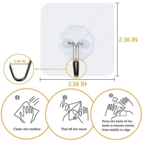Crochet De Sac à Main Pliable Pour Table - Rond En Métal - Garde Ton Sac Propre Et à Portée De Main - 3