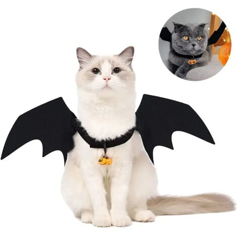 Déguisement Chien Ailes Chauve-Souris - Costume Halloween Fêtes, Taille S M L, Feutre - 2