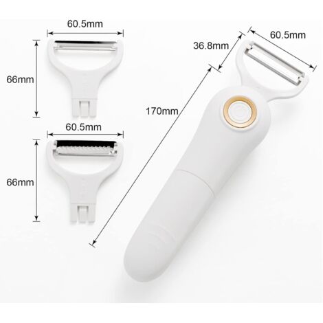 Machine à éplucher, éplucheur De Fruits électrique, éplucheur De Peau De Tomate De Pomme De Terre De Légumes, Outil D'épluchage De Cuisine En Acier Inoxydable For La Maison Et Le Commerce,Noir/851