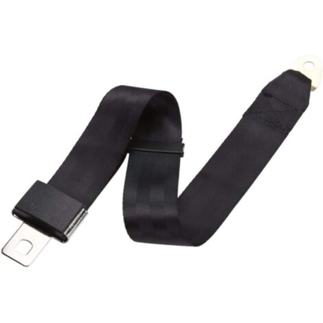 SlowTon Lot De 2 Ceintures De Sécurité Réglables Pour Chien Reflechissantes Avec Elastique Se Connecte Au Harnais Pour Chien Pour Voyage Et Usage Quotidien Noir