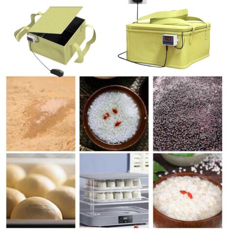 Panier De Fermentation Électrique Thermostatique En Silicone - Température Régulée Pour Pain Au Levain Parfait