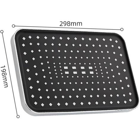 Mexen Slim pomme de douche 30 x 30 cm avec bras de douche, blanc