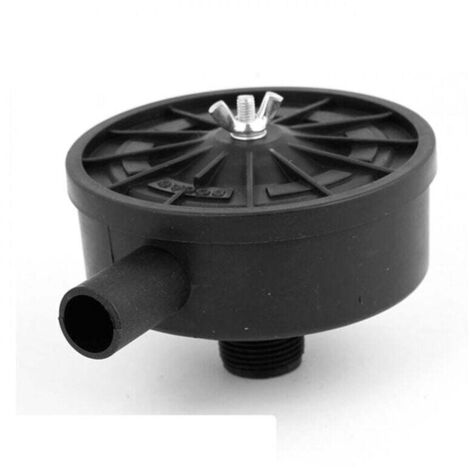 Filtre à Air Compresseur Filtration Silence 20mm Filetage Male Noir