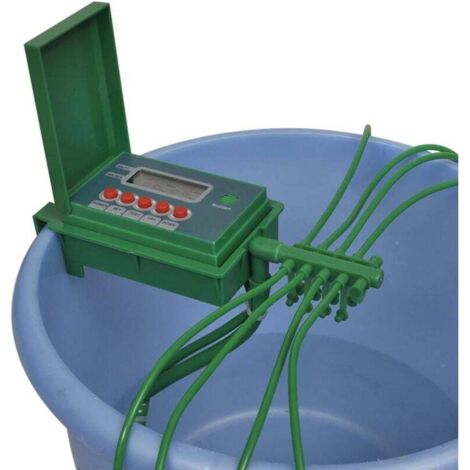 Système d'irrigation automatique avec arroseur et minuterie (1/5)