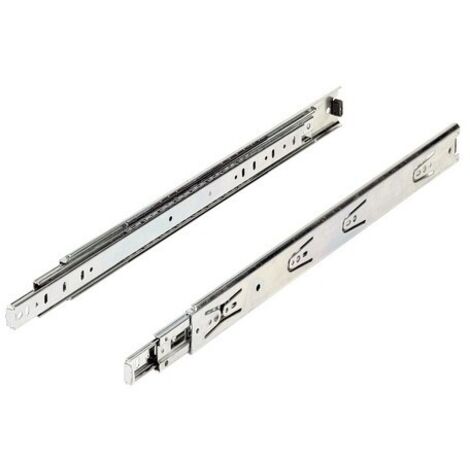 Paire de coulisses KA5632 L.650mm - Largeur d'installation 12,7 mm - 45 kg - 73284 (1/3)