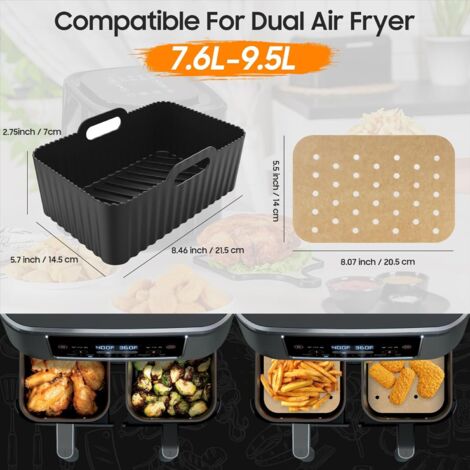 2 Pezzi Accessori Friggitrice Ad Aria per Ninja AF400EU