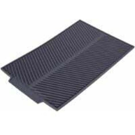 Tapis de Séchage Vaisselle, Tapis Egouttoir Vaisselle, Accessoire de cuisine Résistant à la chaleur, Gris