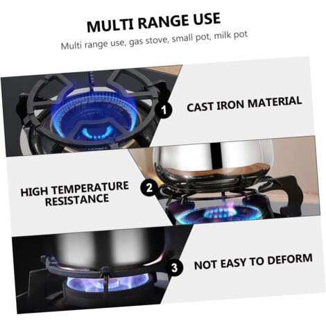 Hemoton 3 Pcs Cuisinière À Gaz Rack Antidérapant Cuisinière Pot