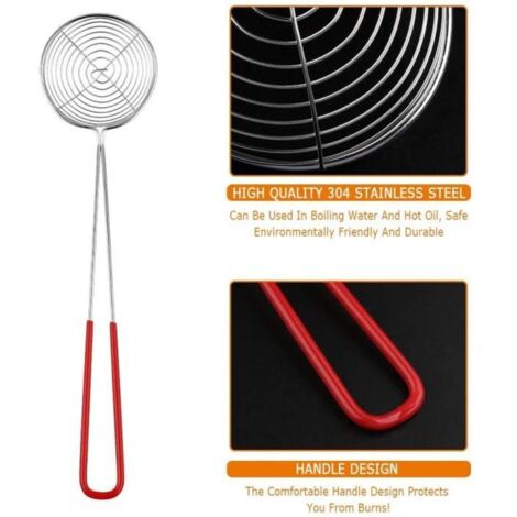 Opaltool 8Pcs Cuillère À Passoire, Passoire À Fondue Épuisette À Fondue Chinoise en Acier Inoxydable avec Poignée Longue pour Faire Frire les Aliments, Pâtes, Spaghetti, Nouilles, Fondue Opaltool 8Pcs Cuillère À Passoire, Passoire À Fondue Épuisette À Fondue Chinoise en Acier Inoxydable avec Poignée Longue pour Faire Frire les Aliments, Pâtes, Spaghetti, Nouilles, Fondue