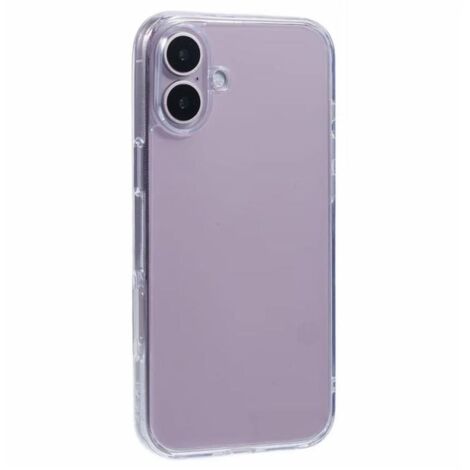 Pour L\'iphone 16 Case PC + TPU Couverture de Téléphone Portable Anti-rayures Transparente (1/4)