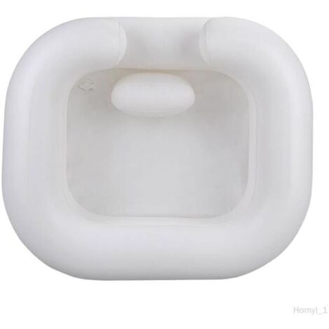 Bassin de shampoing gonflable portable avec plateau de lavage des cheveux pour personnes âgées (1/4)