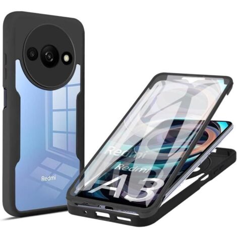 Coque pour Xiaomi Redmi A3 - Noir - Protection Intégrale - TPU Durable - PC Rigide - Mixte (1/4)