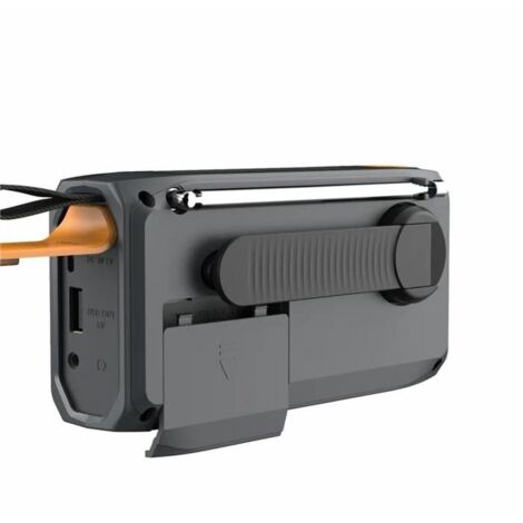 Radio De Secours SOS – Bluetooth, Manivelle, AM/FM, Lampe Torche, Chargeur Portable