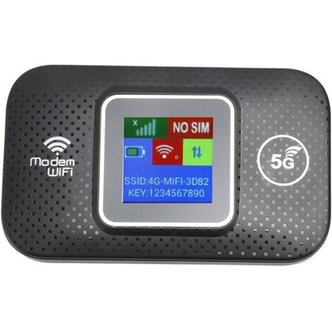 Routeur WiFi Portable,Point D'accès WiFi Mobile 4G LTE avec Emplacement pour Carte SIM pour Asiatique,Prend en Charge jusqu'à (1/4)