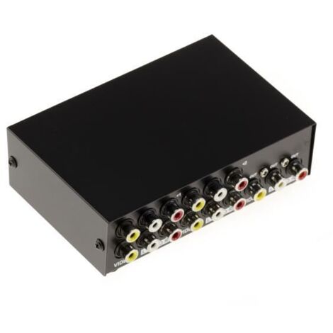 Splitter Audio/Video 1 Vers 48 – Duplicateur RCA Stéréo + Composite (KALEA-INFORMATIQUE)