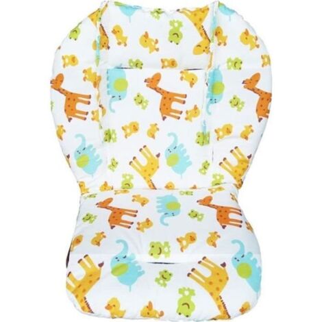 Coussin de Chaise Haute Respirant pour Bébé - Universel - Confortable - Soutien Poussette - 5 Points de Harnais (1/4)