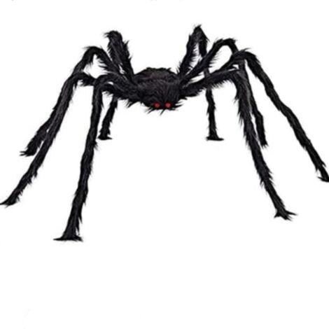 Toile d'araigne - TD - Grande araigne en peluche - 125 cm - Glowing Spider - Halloween (1/4)