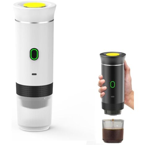 Machine à Café Portable de Voyage,Chauffage Rapide 3 En 1 Cafetiere Portable 12V, Auto-Chauffage
