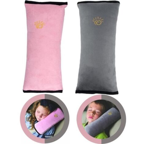 Benaton 4 Pièces Housse Ceinture Voiture Enfant Bleu - Protection Cou Et Épaules, Coussinets Ceinture Sécurité Pour Enfants Et Adultes