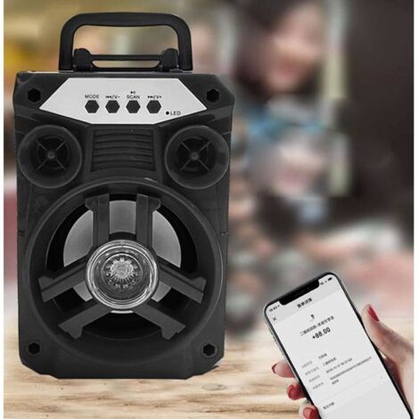 Amplificateur Son Portable 5x - Haut-parleur Compact, Batterie 250mAh, 5-6h Autonomie - Pour Téléphone, Guitare