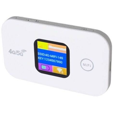 Hotspot mobile WiFi Affichage LED portable 4G 5G Mobile Hotspot Portable 300 Mbps Connectez-vous informatique carte (1/4)