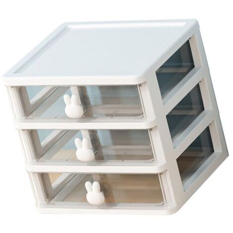 Ehuihuan Lot De 4 Organisateurs De Bureau Plastique Translucide - 16 Compartiments Pour Stylos Et Cosmétiques