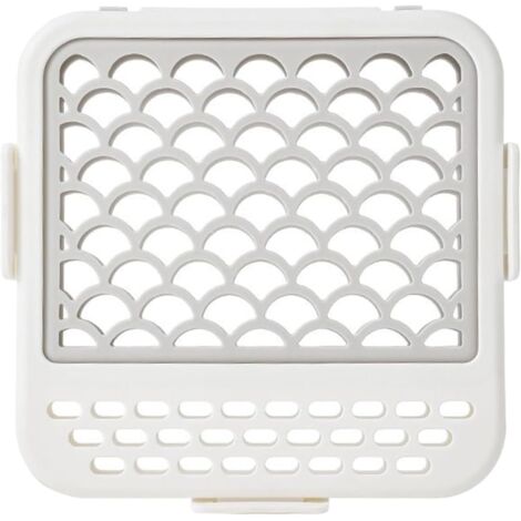 Panier ustensiles multifonction lave-vaisselle 18x18x2,3 cm, peu encombrant, facile nettoyage (1/4)