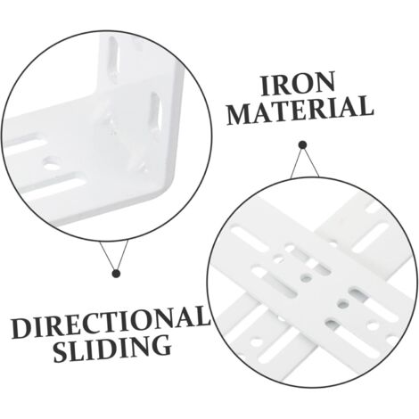 SUPVOX 6 Pièces Support Moteur Kayak Noir – Kit Fixation électrique Pour Bateau Gonflable, Canoë Et Pneumatique