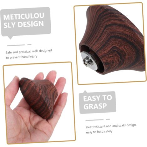 Poignée De Remplacement Pour Couvercle Avec Thermomètre - 3 Pièces - Jaune - Plastique