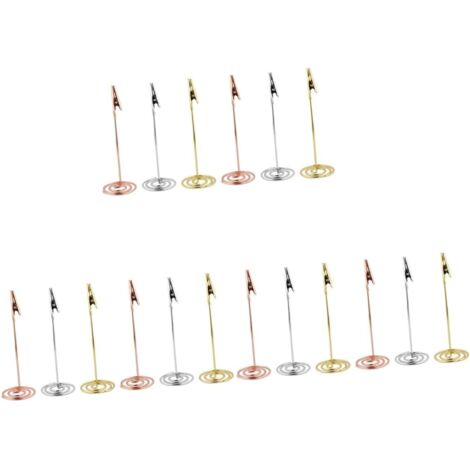 3 ensembles porte-photos clips – supports notes et messages décoratifs (1/4)