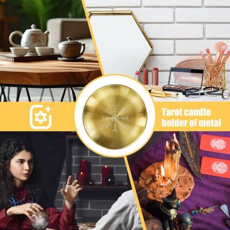 Bougeoir / Acier + contes de feu de camp / Bougie parfumée / 220g