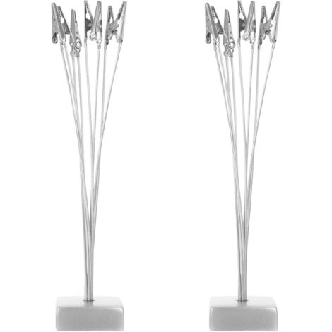 2 porte-notes branche bois – présentoir arbre pour numéros table et photos (1/4)