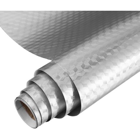 BESTonZON – Film autocollant aluminium résistant à l’humidité et à la graisse – 40 cm x 1 m – Cuisine (1/4)