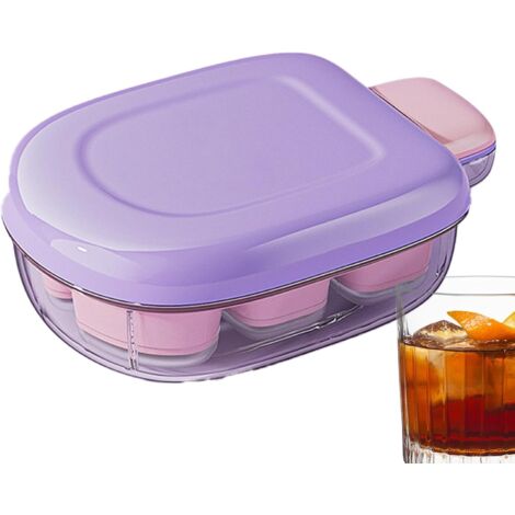 Plateau à pression – libération facile, 6 grilles, pour whisky/aliments bébé/boissons (1/4)