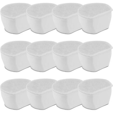 12 pièces filtres multicouches pour fontaine à chat, anti-poils et impuretés, accessoire propre (1/4)