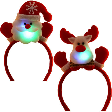 Bandeau de Noël lumineux, accessoires pour bandeau, bandeau pour les fêtes de fin d'année (1/4)