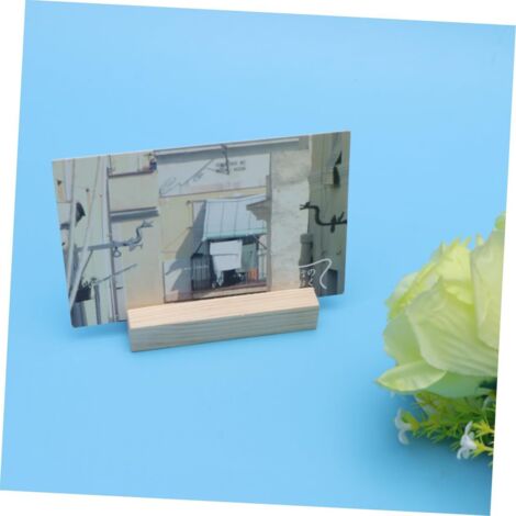 40 Porte-Cartes En Bois Naturel – Supports Noms Table Mariage, Anniversaire, Baby Shower, Étiquettes Photos Vintage Rustique