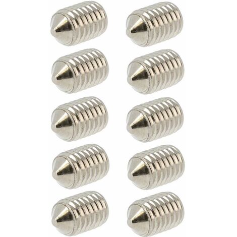 Vis Ferrure 10x vis sans tête M8 x 8,5mm empreinte cruciforme PZ2 meuble bois ...
